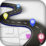 gps navigation & map direction icon