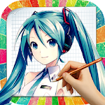 Cover Image of Download Draw Anime & Manga Characters 1.0 APK