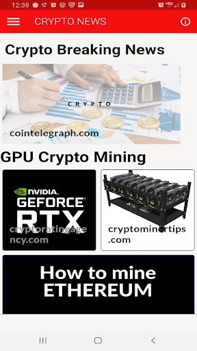 Android application Crypto News screenshort