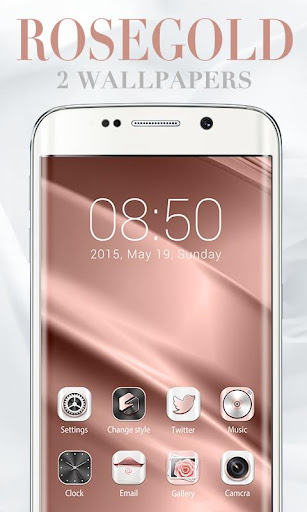 Download Rosegold Go Launcher Theme Free For Android Rosegold Go Launcher Theme Apk Download Steprimo Com