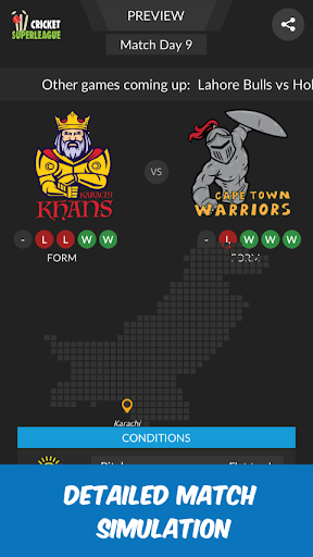 Code Triche Wicket Cricket Manager - Super League 2021 APK MOD (Astuce) screenshots 5