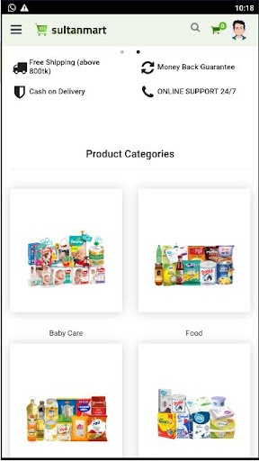 Android application Sultanmart BD screenshort
