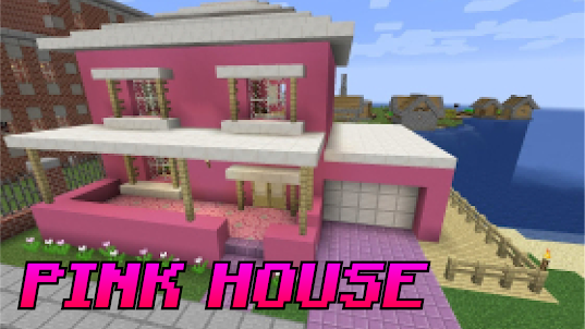 Pink houses for minecraft