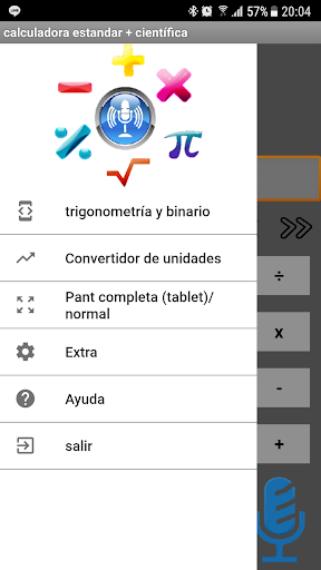 CalVoice (calculadora por voz) Screen 3