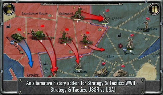 Strategia e tattica: Screenshot URSS vs USA