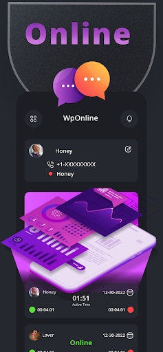 Android application WP Online Last Seen Tracker screenshort