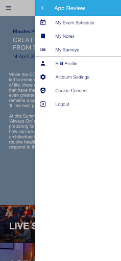 Rhodes Trust Events Screen 3