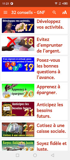 32 conseils - GNF avec audio Screen 2