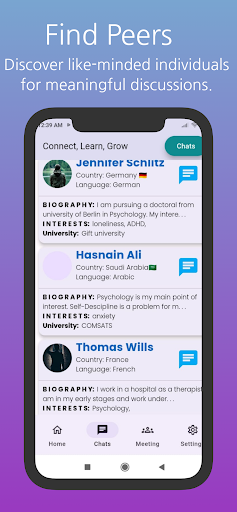 Happyfide: Chat,Learn,Meditate Screen 3