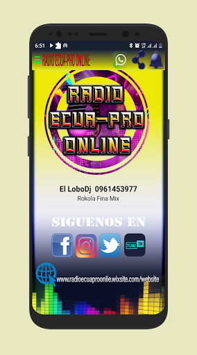 RADIO ECUA-PRO ONLINE Screen 2