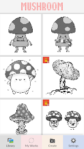 Mushroom Pixel Art