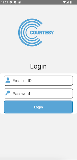 Android application Courtesy Customer screenshort