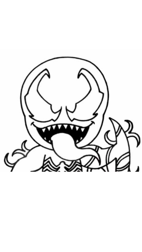 Cómo dibujar Venom superhéroeのおすすめ画像4
