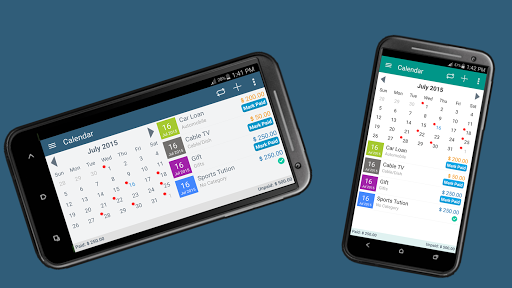 Bills Handler & Reminder Lite Screen 3