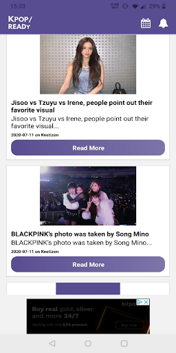 Kpop/READy - Kpop News Screen 2
