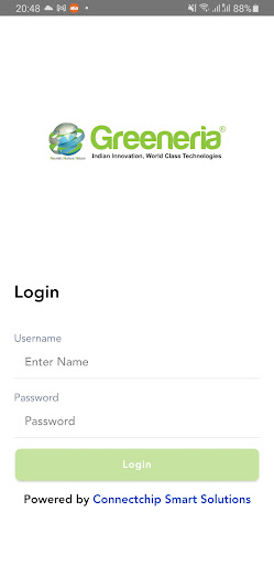 Android application Greeneria Smart Water Meter screenshort