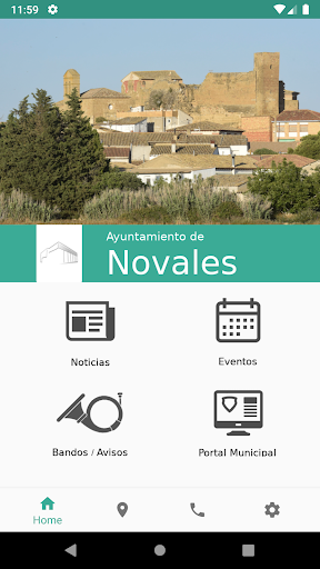 Android application Ayuntamiento de Novales screenshort