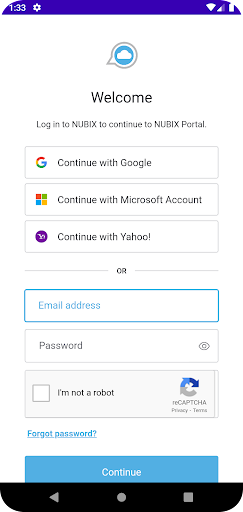 Android application MiNUBIX: IA para tu Salud screenshort