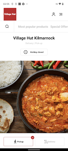 Android application Village Hut Kilmarnock screenshort