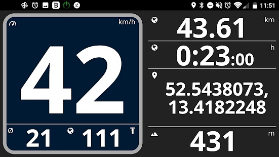 Easy Speedometer Pro Screenshot