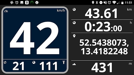 Easy Speedometer Pro Ekran görüntüsü