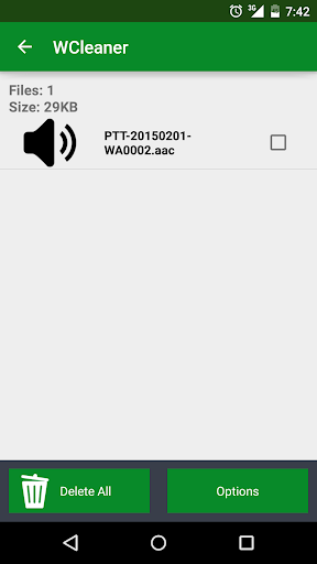 WCleaner for WA Screen 3