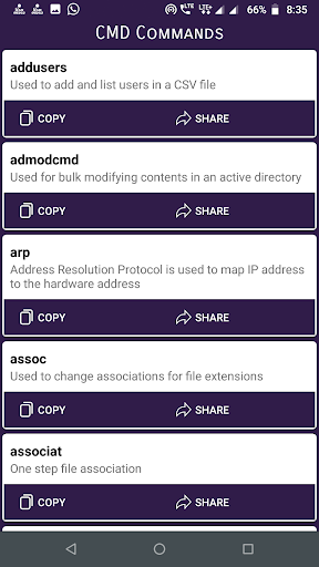 Commands Guide  Shortcuts