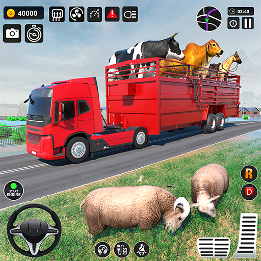 Animal Cargo Truck Transporter  Icon