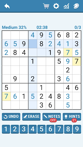 Android application AFK Sudoku screenshort
