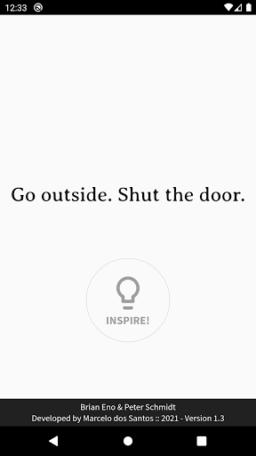 Oblique Strategies Screen 3