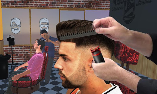 Barber Shop Hair Cut Games 3D screenshots 4