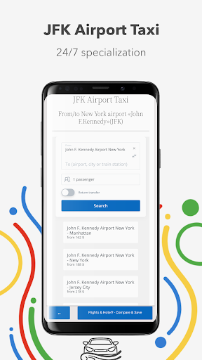 Android application JFK - New York Airport Taxi screenshort
