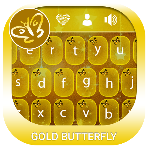 Golden Butterfly Keyboard