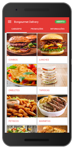 Android application Pinheirão Bongourmet screenshort