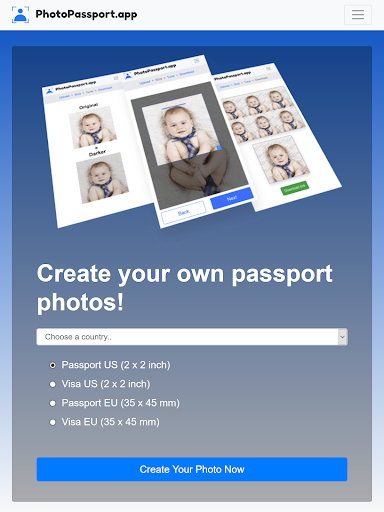 PhotoPassport Foto Generator Screen 3