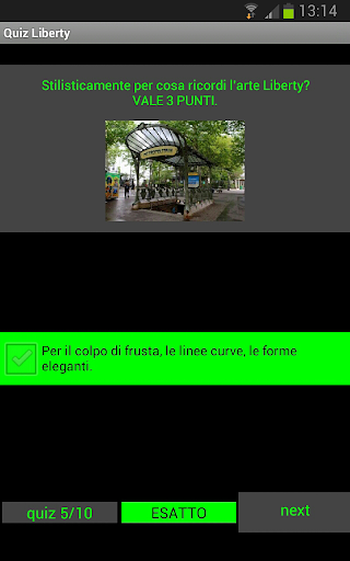 Liberty Quiz Arte Screen 2
