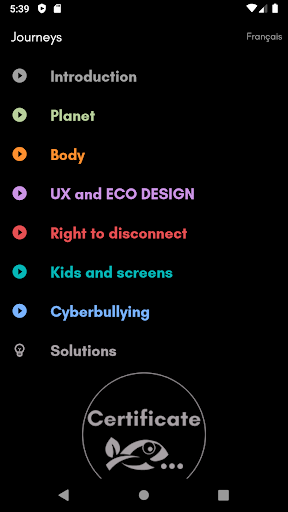 Android application Ecoist Club screenshort