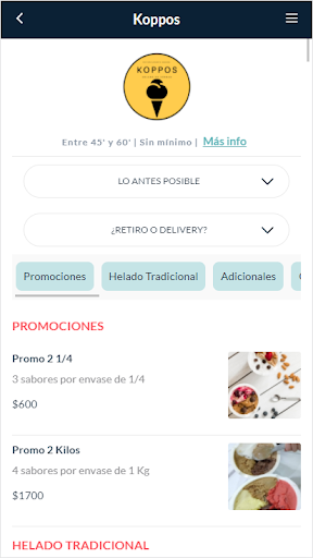 Android application Koppos screenshort
