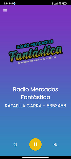 Android application RadioFantástica screenshort