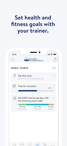 Screenshot of Franklin Health and Fitness