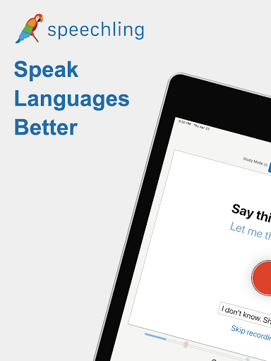 Screenshot of Speechling - Learn to Speak An
