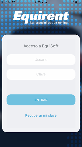 Android application EquiSoft screenshort