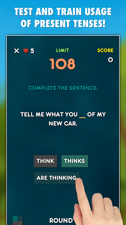 Present Tenses Test PRO - New - (Android)