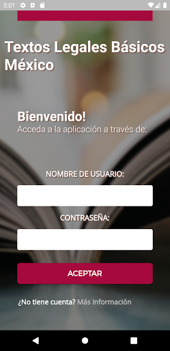 Android application Textos Legales Básicos México screenshort