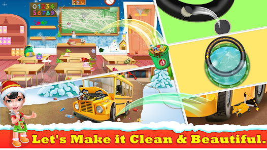 Captura 3 Keep Your School Clean Game android