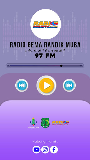 Android application Radio Gema Randik Muba screenshort