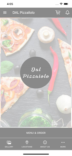 Android application Dal Pizzaiolo screenshort