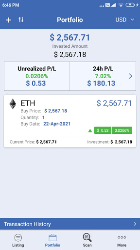 CryptoCoins Portfolio Manager - Crypto tracker
