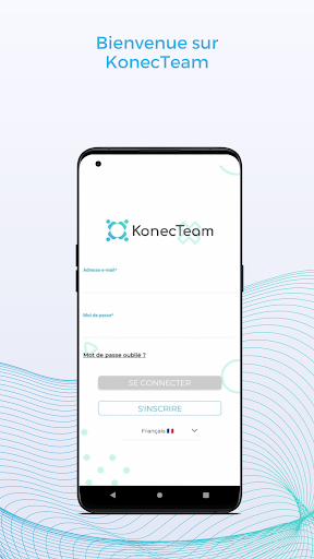 Android application KonecTeam screenshort