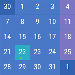 Symbolbild für Kalender Widget: Monat/Agenda